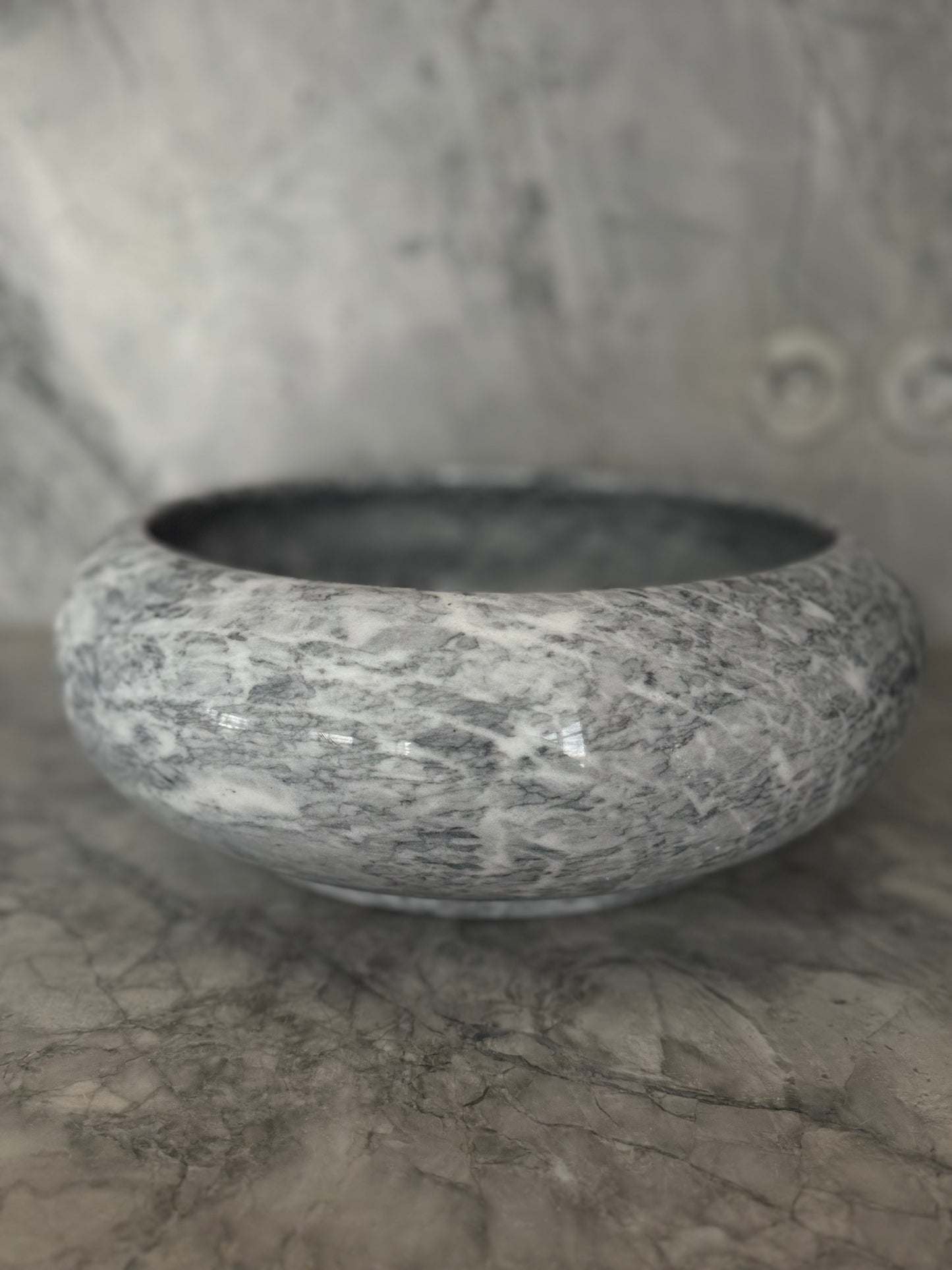 Marble sink D=400mm