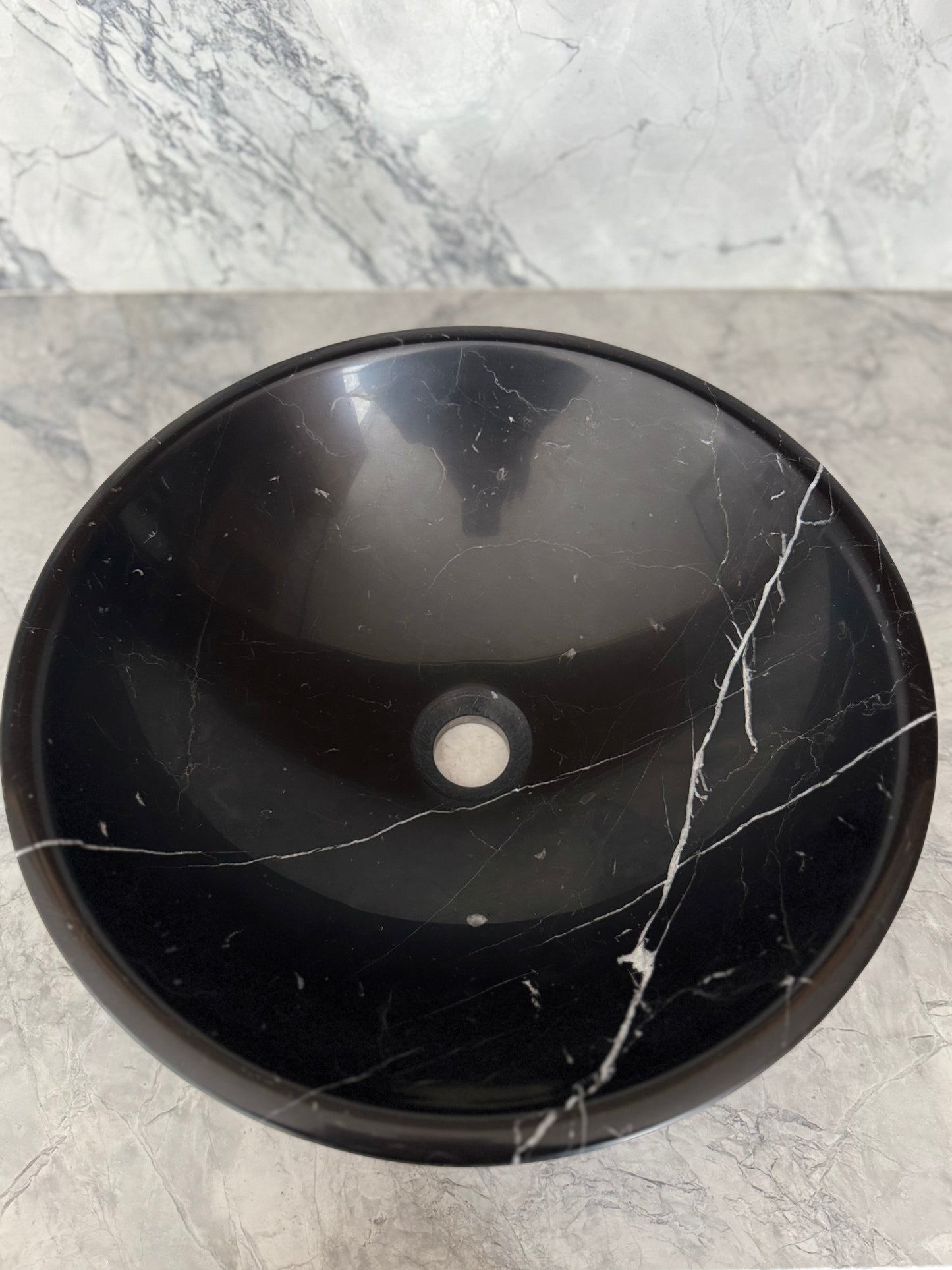 Marble sink D=420mm
